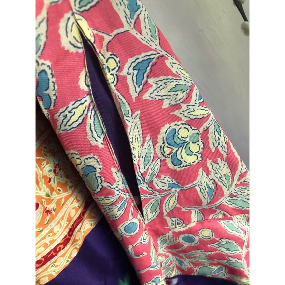 Authentic-Silk-Vintage-Reversible Floral-Kimono - Picture 14 of 16